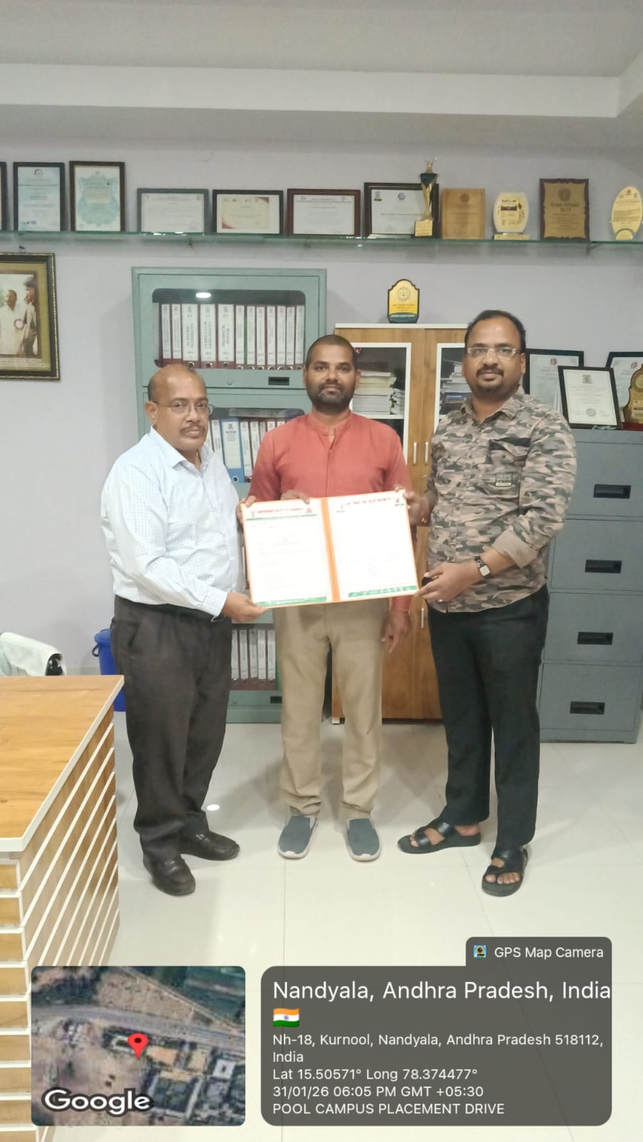 Campus Placements by VLR Facilitators